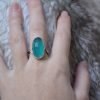 Bague artisanale en argent 925 avec amazonite facettée – Image 8