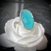 Bague artisanale en argent 925 avec amazonite facettée – Image 5