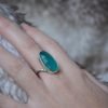 Bague artisanale en argent 925 avec amazonite facettée – Image 9