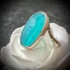 Bague artisanale en argent 925 avec amazonite facettée – Image 4