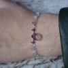 Bracelet réglable argent 925, avec fluorite facettées et goutte – Image 13