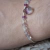Bracelet réglable argent 925, avec fluorite facettées et goutte – Image 12