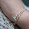 Bracelet réglable argent 925, avec fluorite facettées et goutte – Image 6