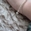 Bracelet réglable argent 925, avec fluorite facettées et goutte – Image 9