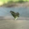 moldavite véritable famille impactite tectite pas chère forme originale de coeur parfaite pour la lithothérapie